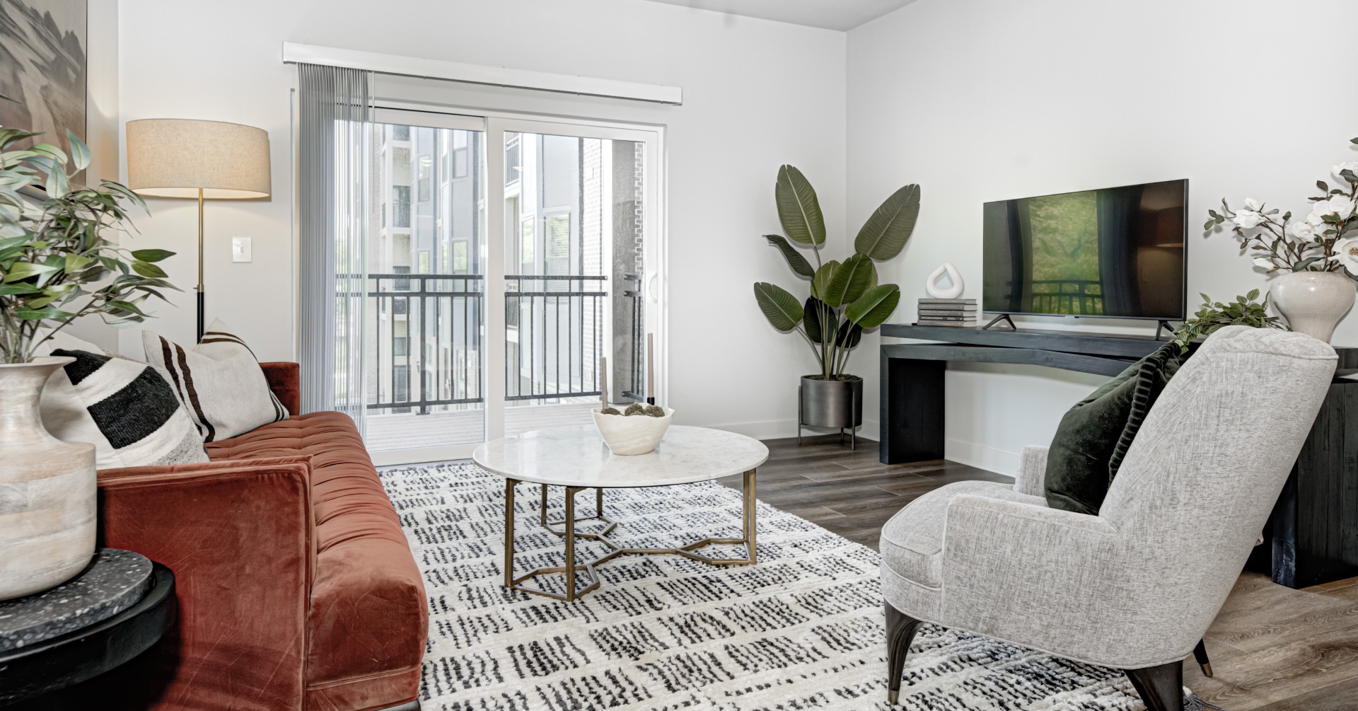 East Bank Model Living Room